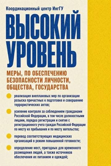 Три уровня террористической опасности. Фото 2